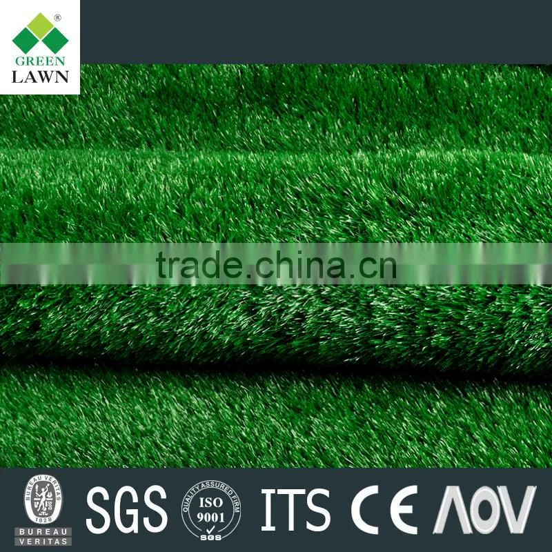 Summer green colour artificial turf garden mat