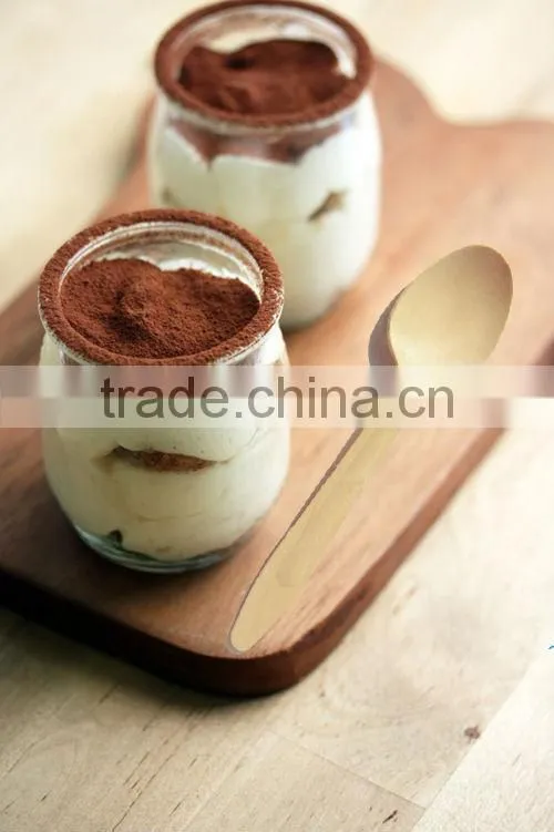 FSC Certificate Food Grade Disposable Natural Wood Material Spoon