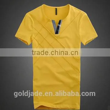 2017 New Item Casual V Neck Various Size Color T Shirts for Men