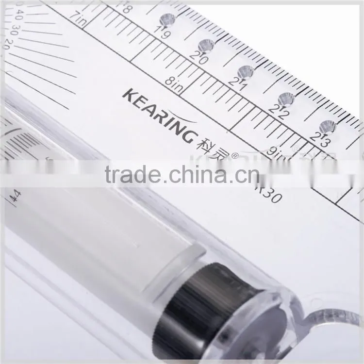 Kearing manufacture high quality 30cm&12 inch parallel rolling ruler#MPR30