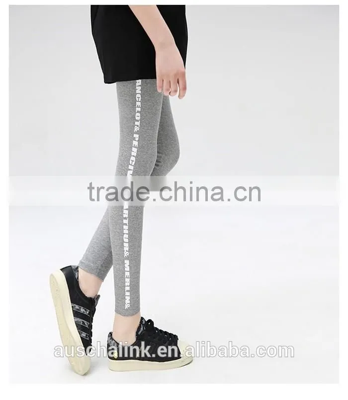 newest wholesale ladies cheap alphabet print cotton pants customized