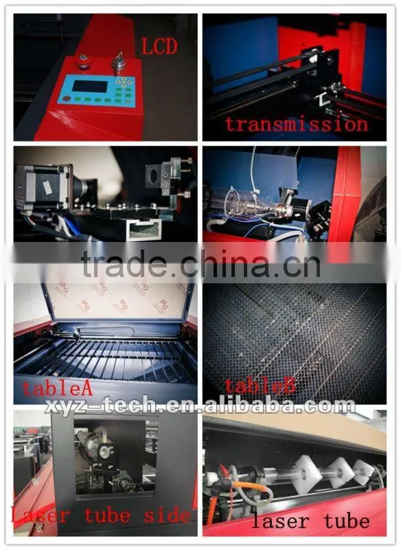 Chinese laser cutting fabric machine XJ6090