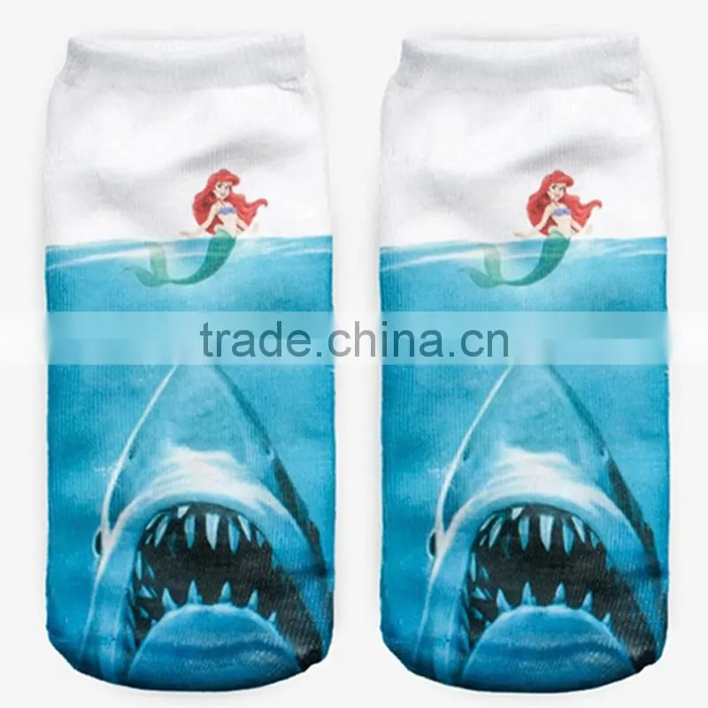 new fashion custom print logo sock