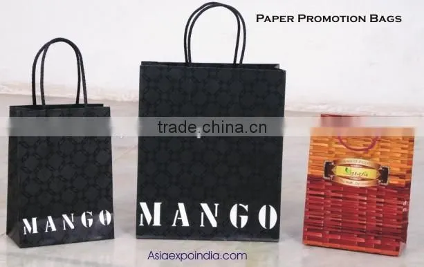 Paper Carry Bags for Showrooms with design printed