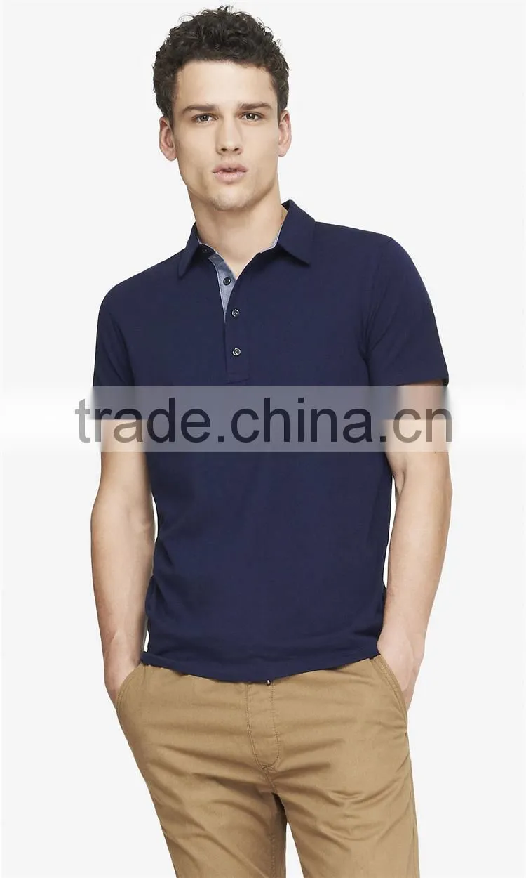2015 New design custom brand polo t shirts for men