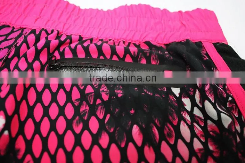 WHOLESALE WOMAN MMA SHORTS BLACK AND PINK