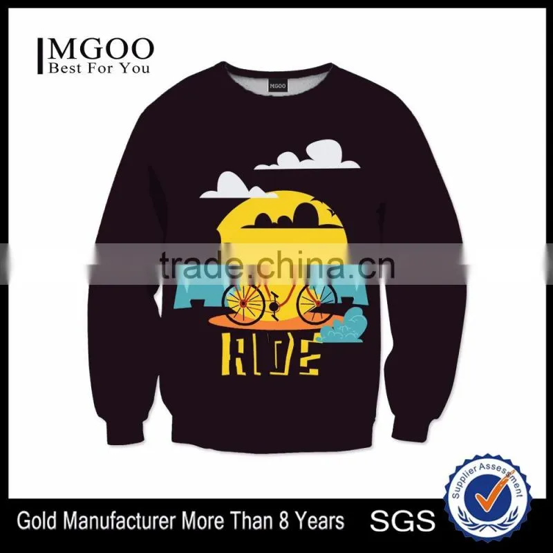 OEM/DOM Wholesale Mens sweatshirt without hood French Terry Wholesale Sweatshirt Long Sleeve Latest Design Sweatshirt For Women
