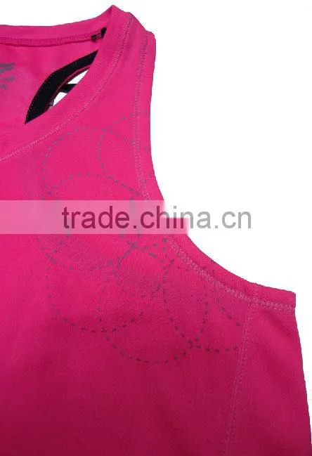 Polyester/Spandex fashion Yoga Top