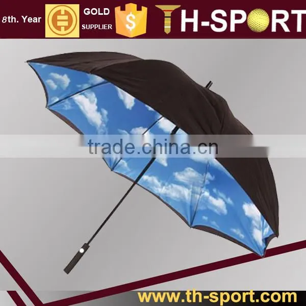 Top Quality Promotional Logo Custom Straight Golf Umbrella