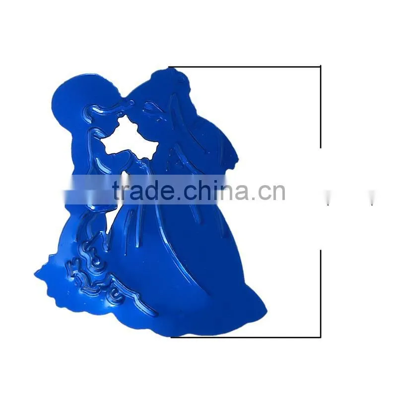 PVC Confetti Party Decoration Wedding Bride and Groom At Random