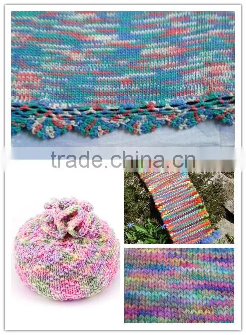 hot sale hand knitted acrylic fiber yarn