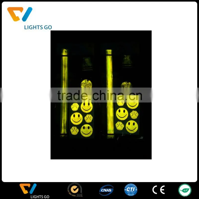 Colorful Reflective Safety Sticker for Bicycle Helmet