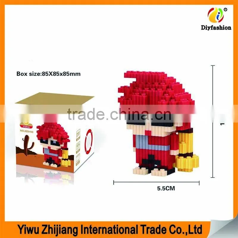 Hot Sale Figure Mode 3D Mini Diamond Blocks Educational Building Blocks Toys for Childrens Gift