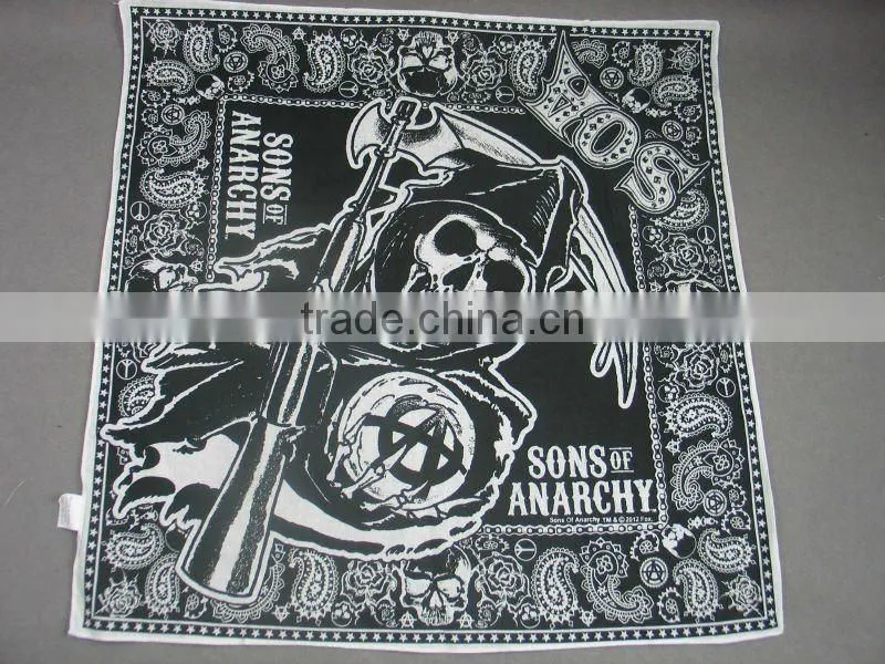 customized logo printed polular square bandana