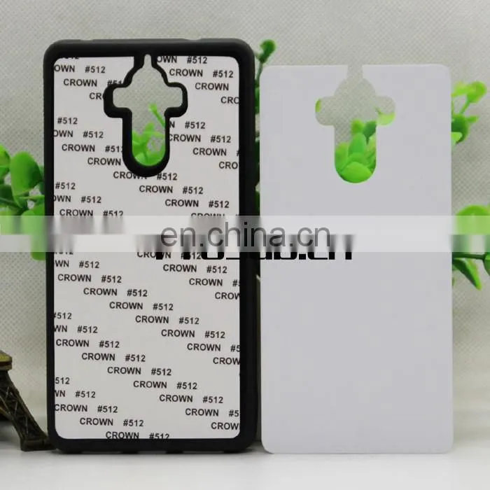 2d sublimation heat transfer PC +TPU silicon blank cell phone case for Prosub-Huawei mate 9