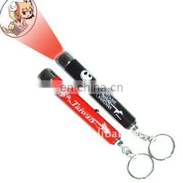 ABS material LED projector Keychain