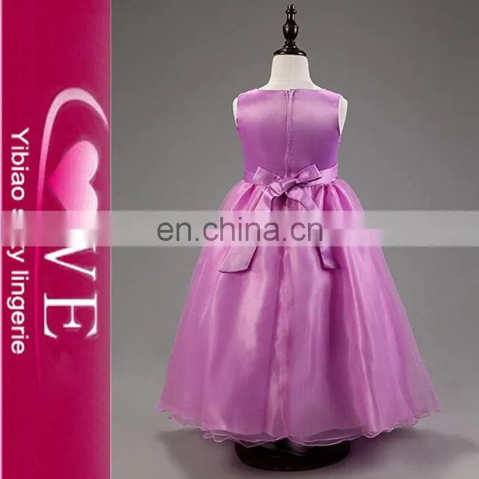 Wholesale Colorful Girl Party Wear Latest Design Flower Girl Dress Wedding Fancy Children Girl Dress