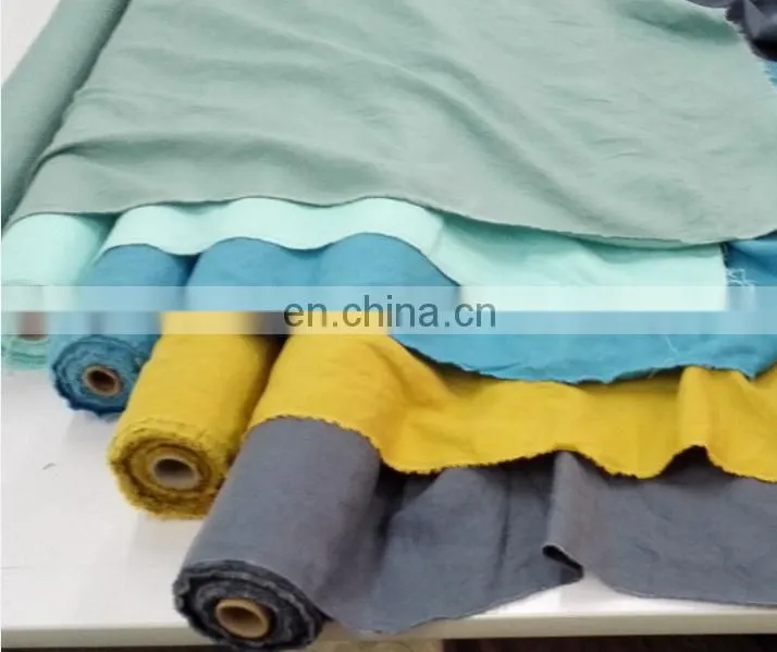 linen /cotton blended very soft fabrics in many colors for clothes in small quantities