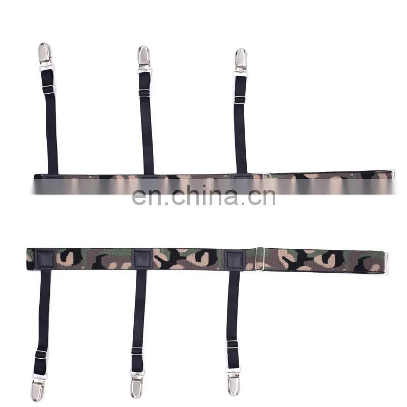 Newline design mens fashion adjustable shirt stays shirt garters