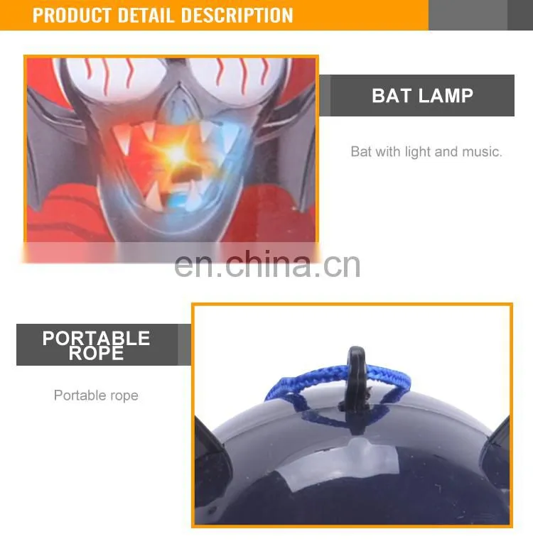 Wholesale Kids halloween plastic bat toys