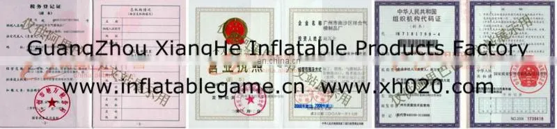 Hot sale commercial grade PVC Tarpaulin brand new CO150 inflatable soccer bouncer combo