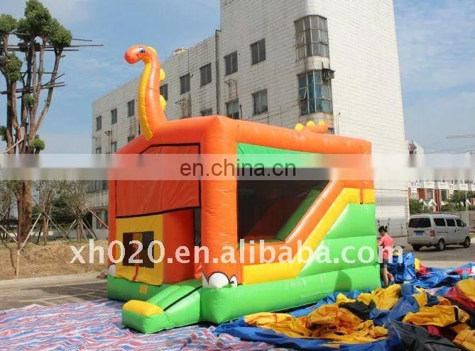 Popular amusing dinosaur Inflatable Bouncy House Combo with Slide