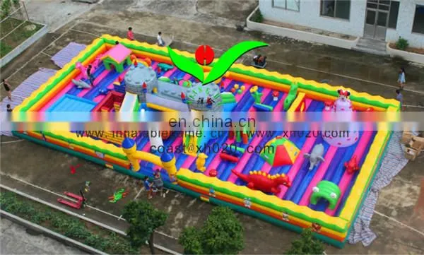Giant commercial amusement fun city park inflatable 66ft