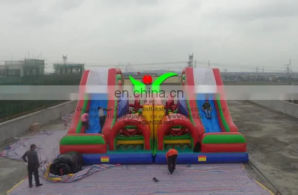 Avaiable and stock the beast inflatable obstacle for kids