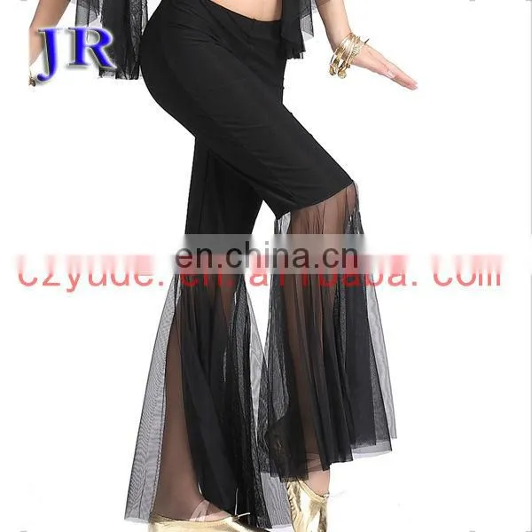 Sexy beautiful net cloth and crystal women belly dance costume pants K-4023#