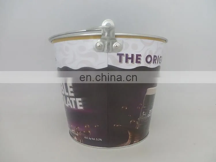 china custom colorful beer Galvanized iron stainless steel ice bucket
