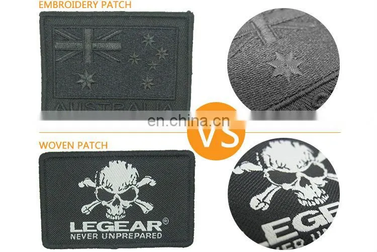 Wholesale Sublimation Blank Embroidery Badge For Textiles