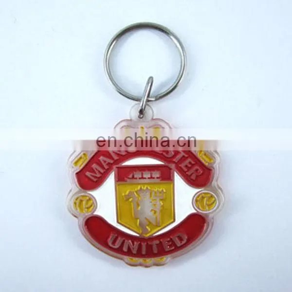 2014New product promotional gift acrylic keychain factory