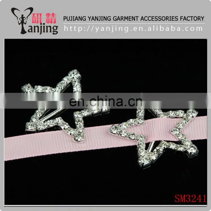 Factory directly ! Wholesale glass rhinestone buckle for invitations