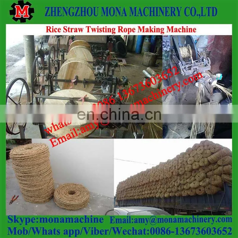 Good performance Straw Making Machine/Rope Braiding Machine/Rice Straw Mat Knitting Machine for sale