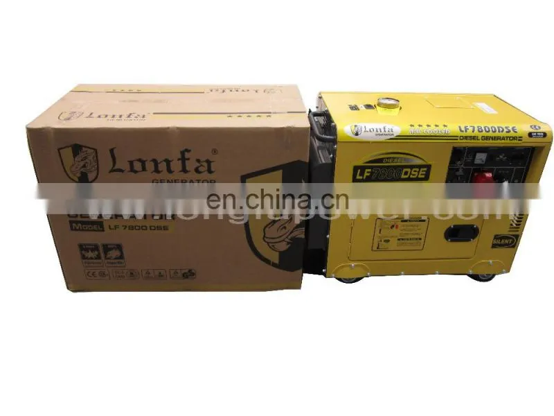 7kva BUCKCASA LONFA BRAND THREE PHASE Silent Diesel Generator for South Africa