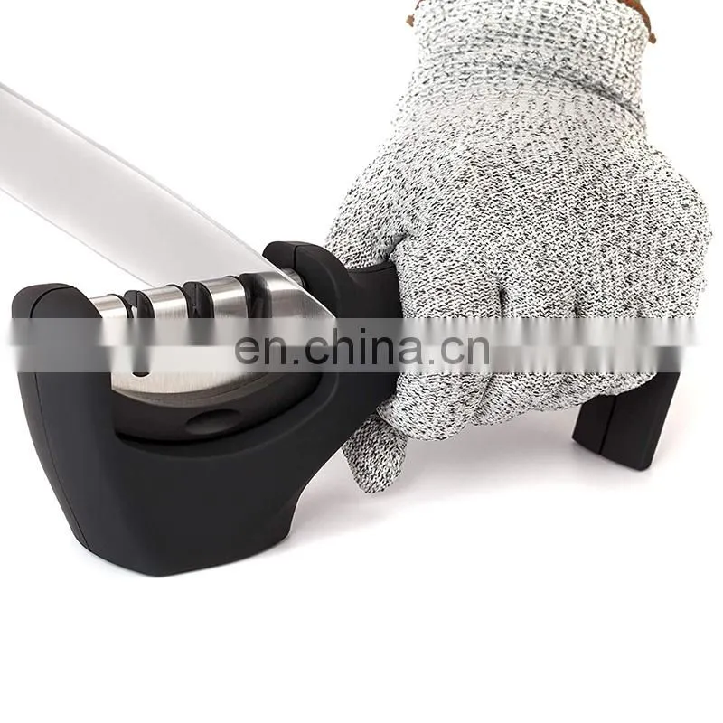 3-Stage Kitchen Sharpening Tool Knife Sharpener For Polish Blades