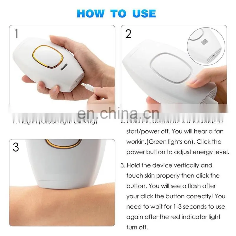 Mini Hair Removal Device IPL Photorejuvenation Depilatory Laser Beauty Instrument