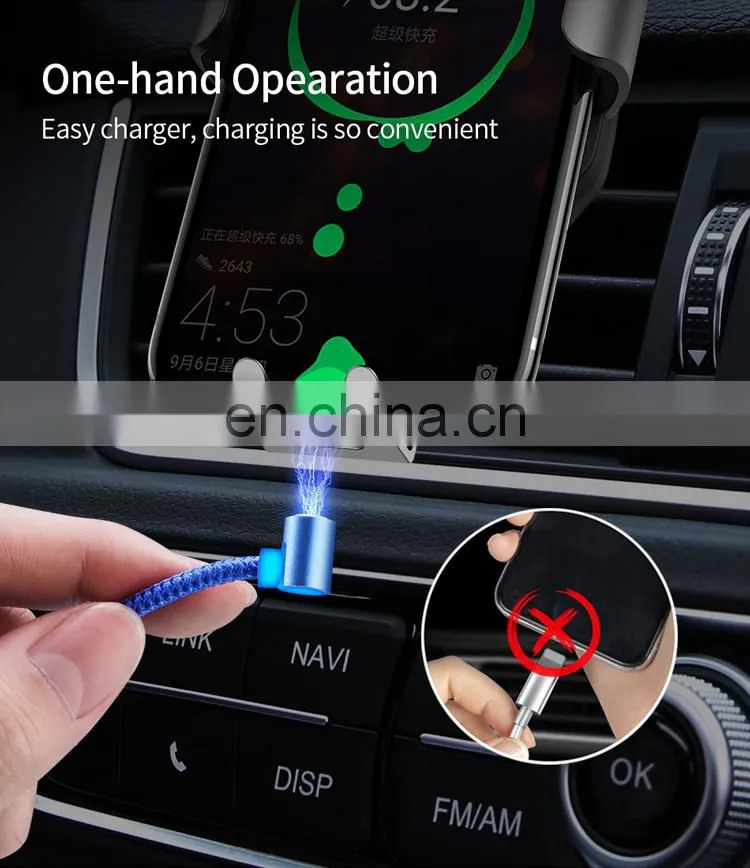 2020 New Design 3A Magnetic USB Data Charger Cable Line Type-C Android IOS Fast Charging 3in1 USB Cable Cell Phone Charger Cable