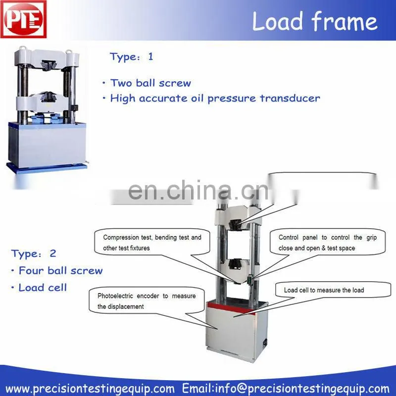 WAW-C Series Computerized Electro-hydraulic Servo Universal Testing Machine 500kN