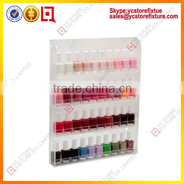 Nail polish acrylic shop display rack