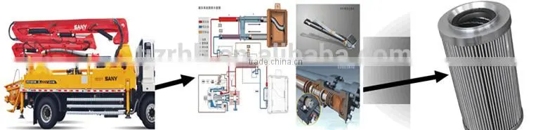 sintered weaving wire mesh filter and candle filter cartridge used for car engine and pump truck