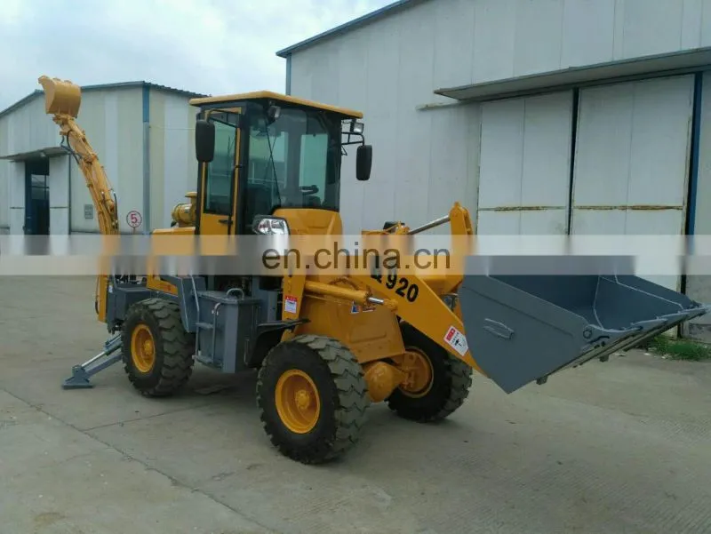 Hydraulic Backhoe Loader with Bucket