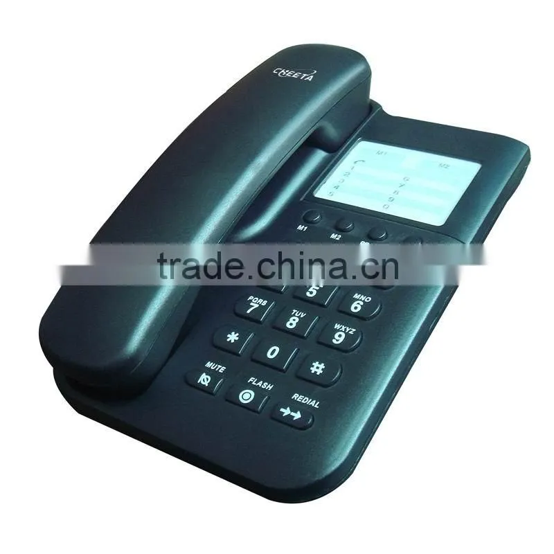 South American telphone speed dial corded telephone model
