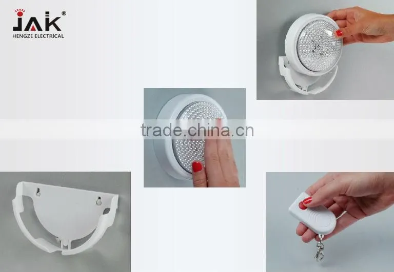 JAK ninghai Push on led light with remote control touch light
