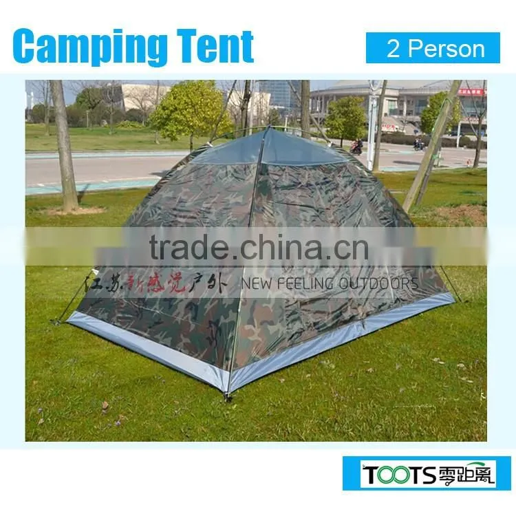 TOOTS Camouflage Camping Hiking Tent for 2 person