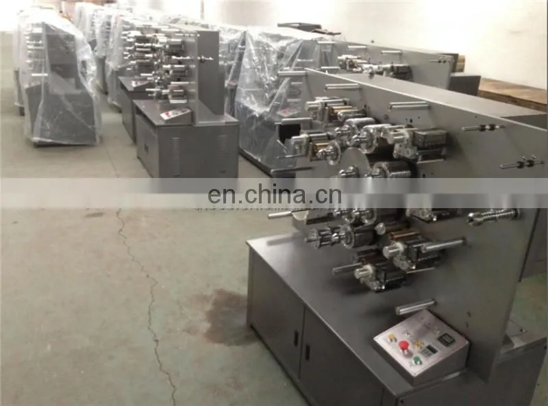 UGS1006 6 Color 2 Side Automatic Rotary Textile Label Printer, garment wash care tape ribbon printing machine