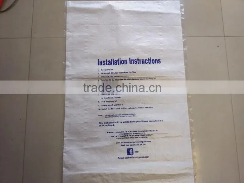 25kg pp woven bag for packing rice, sugar, wheat and fertilizer,pp bag for sugar