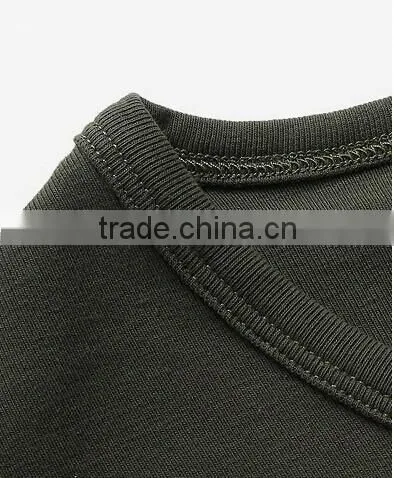 High Fashion 100% Cotton Men Blank T Shirts Bulk Buy from Knit Garments Factory in China