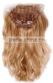 silk top hair piece with knots hidden,hair looks rise from scalp