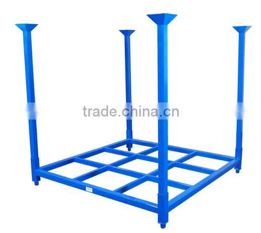 Warehouse stackable foldable collapsible metal the tire rack